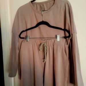 Taupe jersey Lounge set